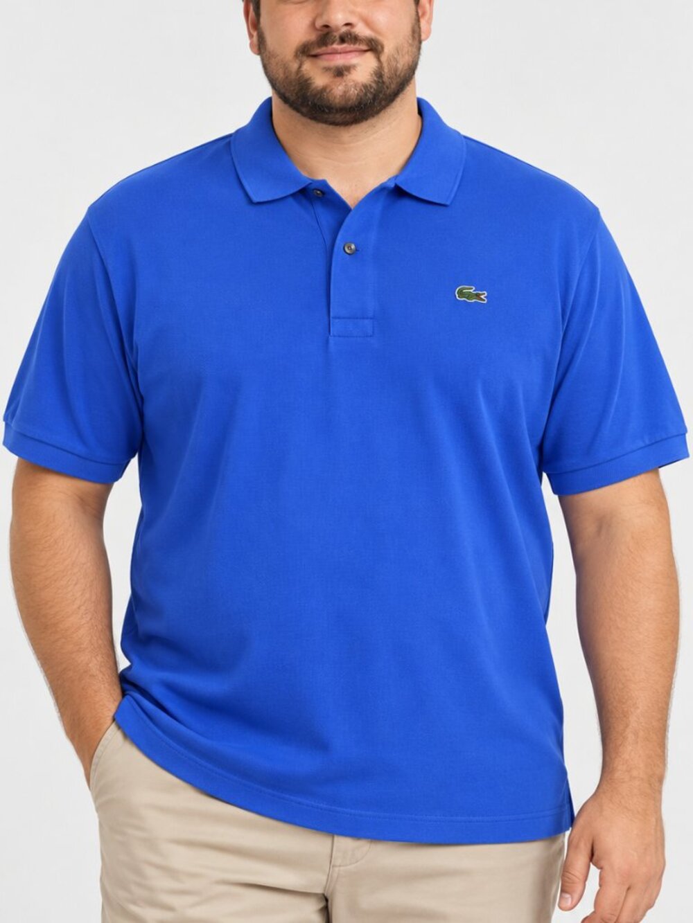 Lacoste Royal Blue Short Sleeve Polo Shirt Size 7